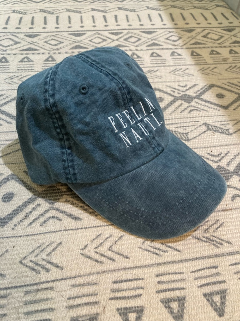 Adams Navy Blue 'Feelin' Nauti' Cotton Baseball Cap - Picture 2 of 5